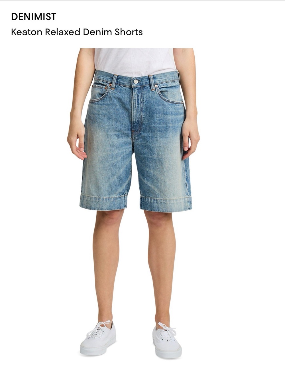 Denimist Keaton Relaxed Denim Shorts